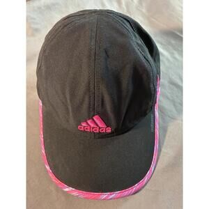 Adidas Adizero Women's Sport Hat - Black with Pink Trim - NWOT
